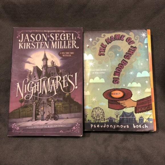 Set of 2 ~ Nightmares  The Name of This Book Is - Picture 1 of 14